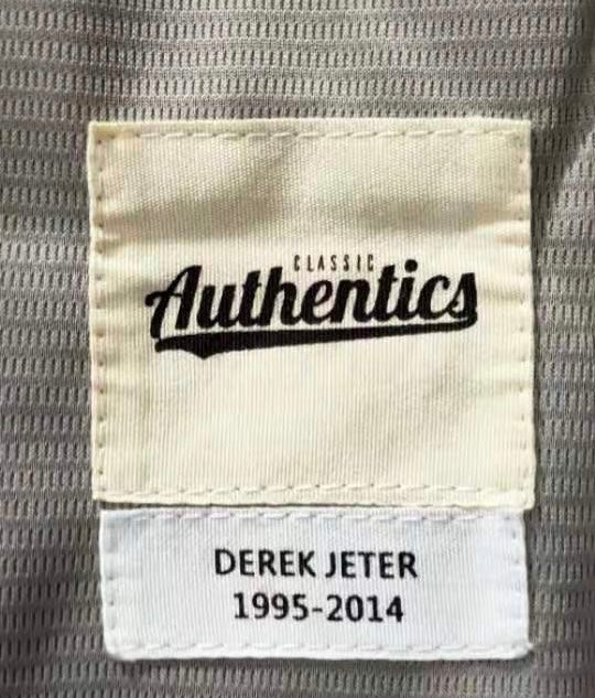Derek Jeter New York Yankees Jersey Classic Authentics product image 3, provided for visual reference and product detail