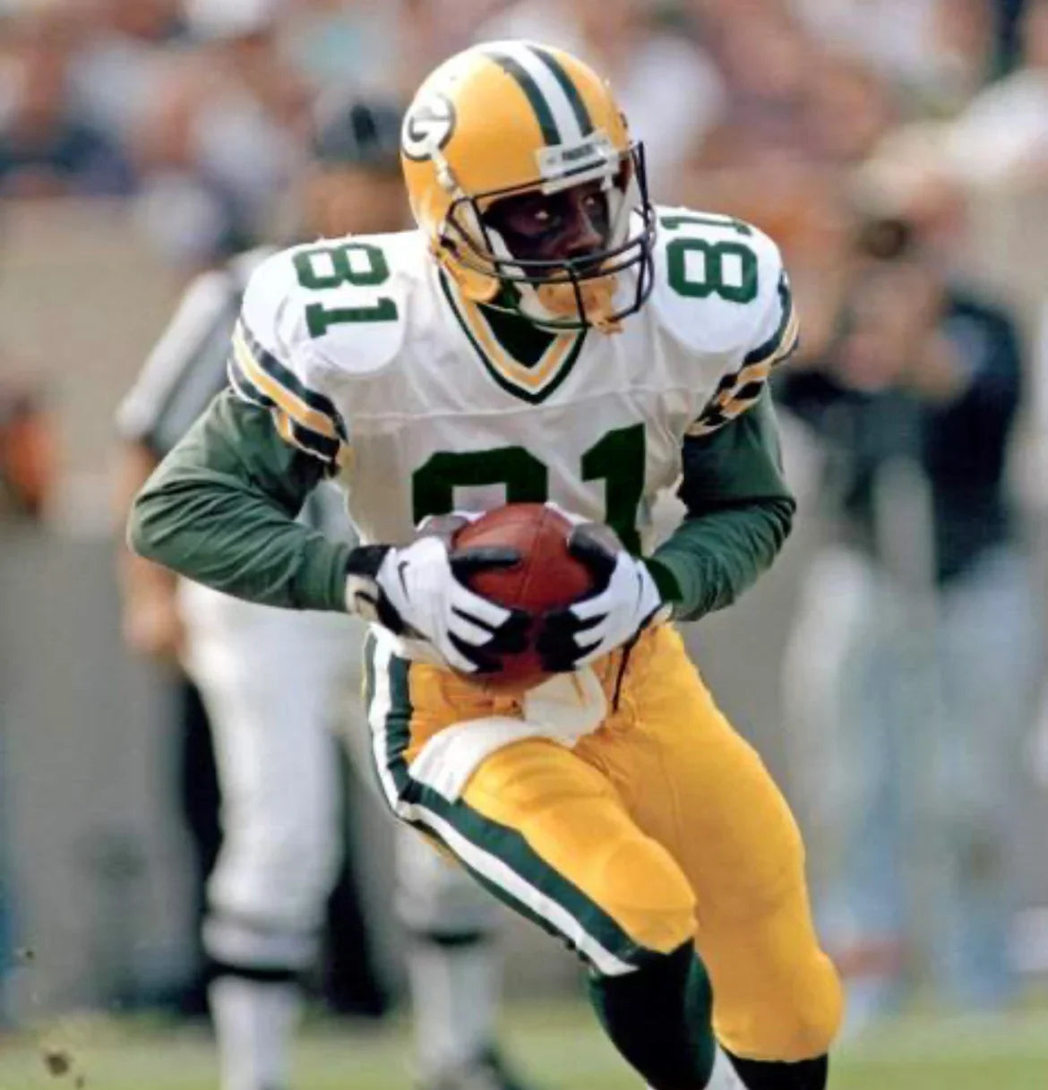 Desmond Howard Green Bay Packers NFL Mitchell & Ness Jersey white product image 3, provided for visual reference and product