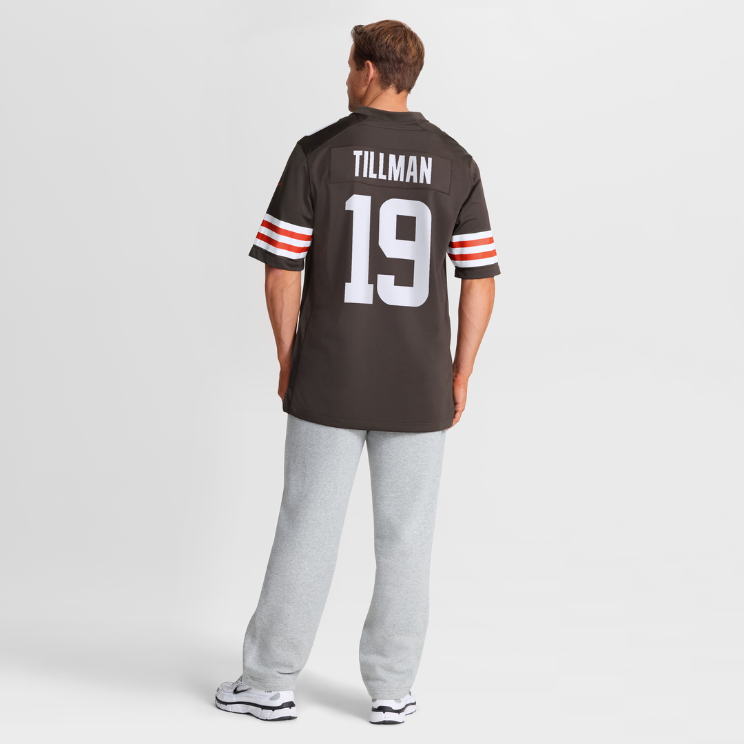 Men's Cleveland Browns Cedric Tillman Nike Brown Game Jersey product image 8