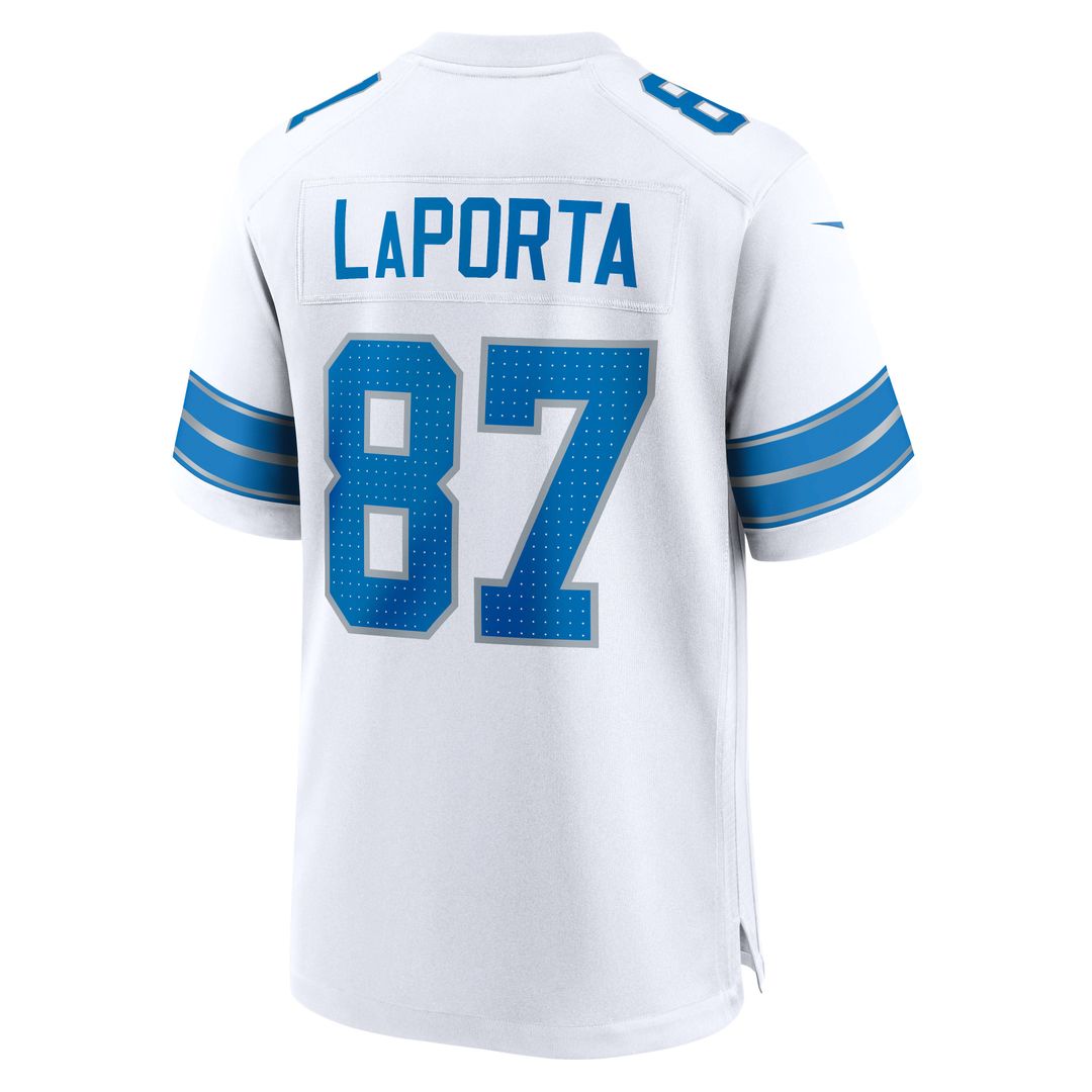 Men's Detroit Lions Sam LaPorta Nike Blue Game Jersey product image 27