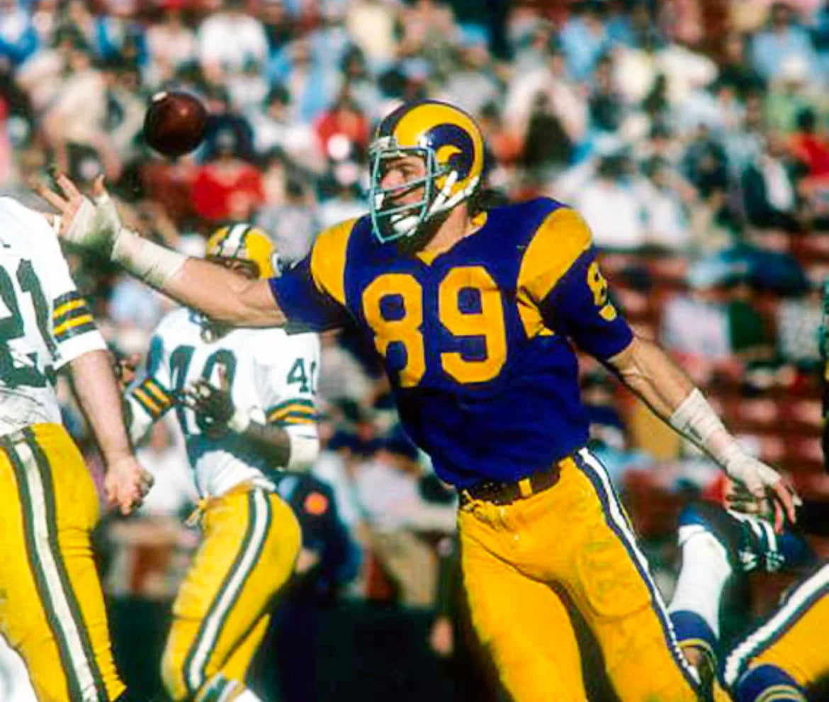 Fred Dryer Los Angeles Rams NFL Mitchell & Ness Jersey product image 4, provided for visual reference and product detail