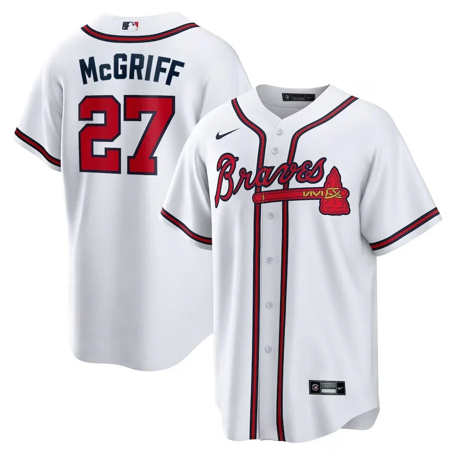 Fred McGriff Atlanta Braves Jersey Nike product image 1, provided for visual reference and product detail review