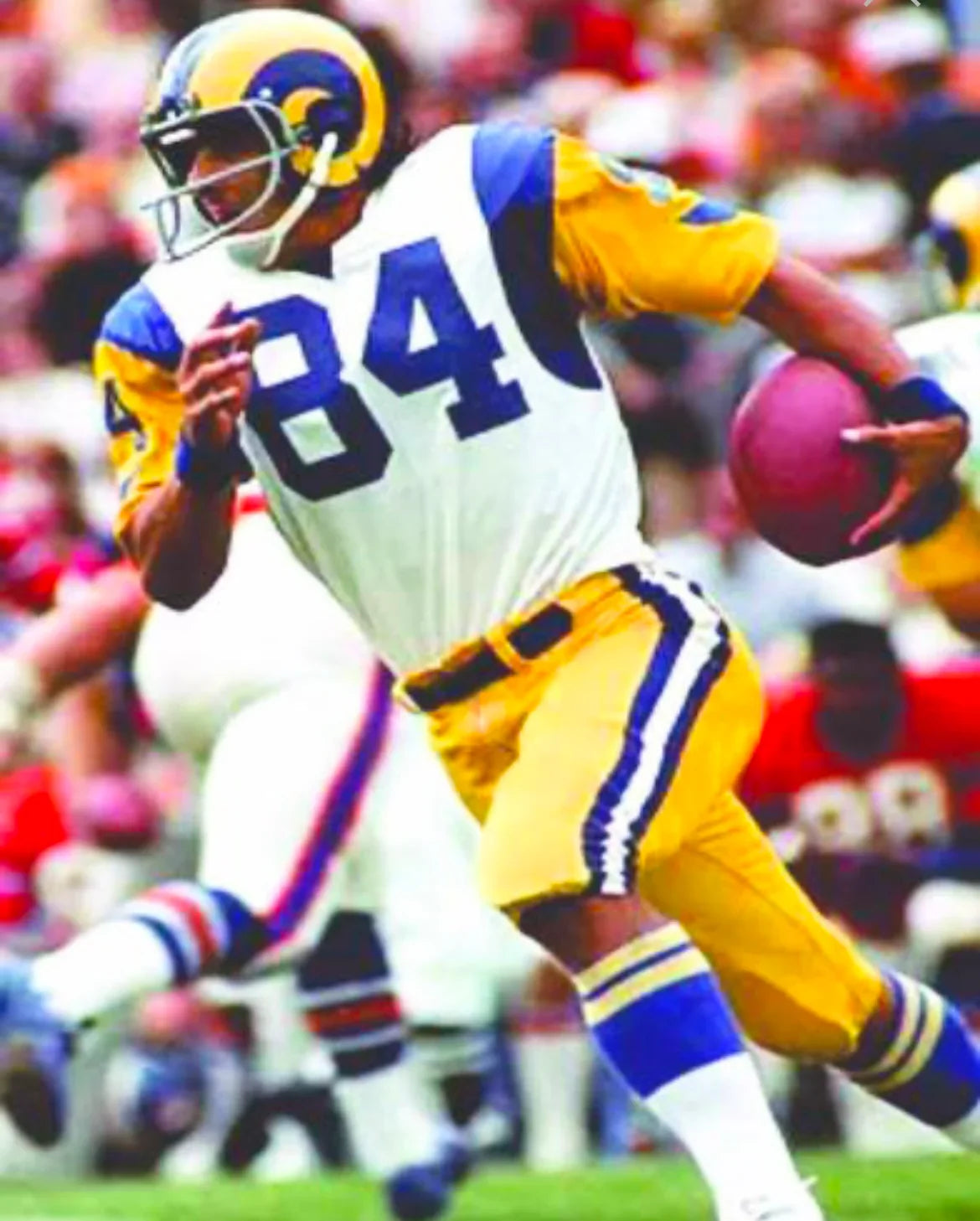 Jack Snow Los Angeles Rams NFL Mitchell & Ness Jersey White product image 3, provided for visual reference and product