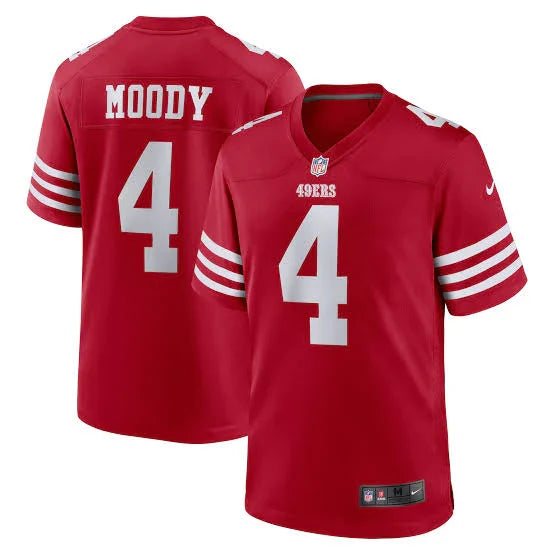 Jake Moody San Francisco 49ers Official NFL Jersey Nike product image 1, provided for visual reference and product detail