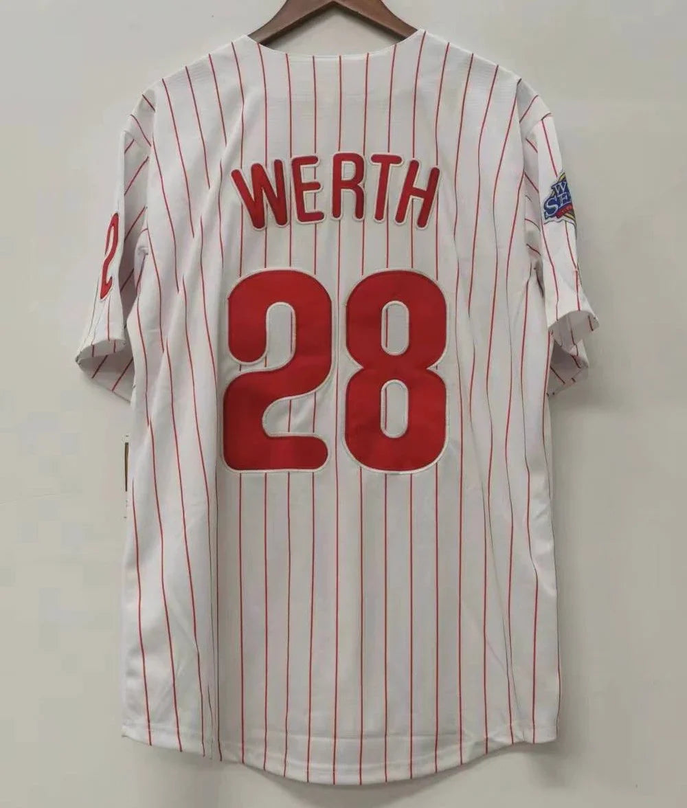 Jayson Werth Philadelphia Phillies Jersey 2008 World Series product image 3, provided for visual reference and product