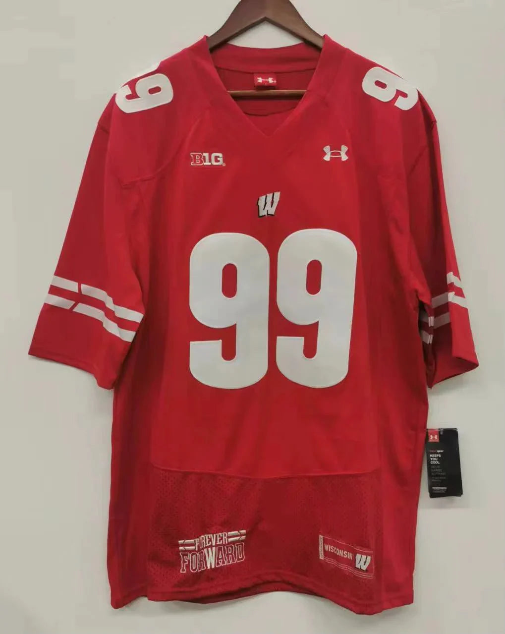 J.J. Watt Wisconsin Badgers Jersey product image 2, provided for visual reference and product detail review