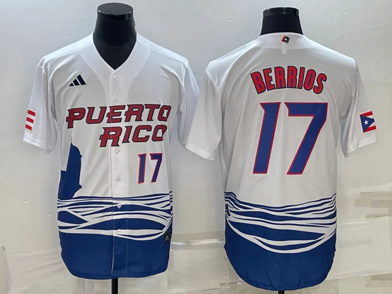 Jose Berrios Puerto Rico jersey Nike product image 1, provided for visual reference and product detail review