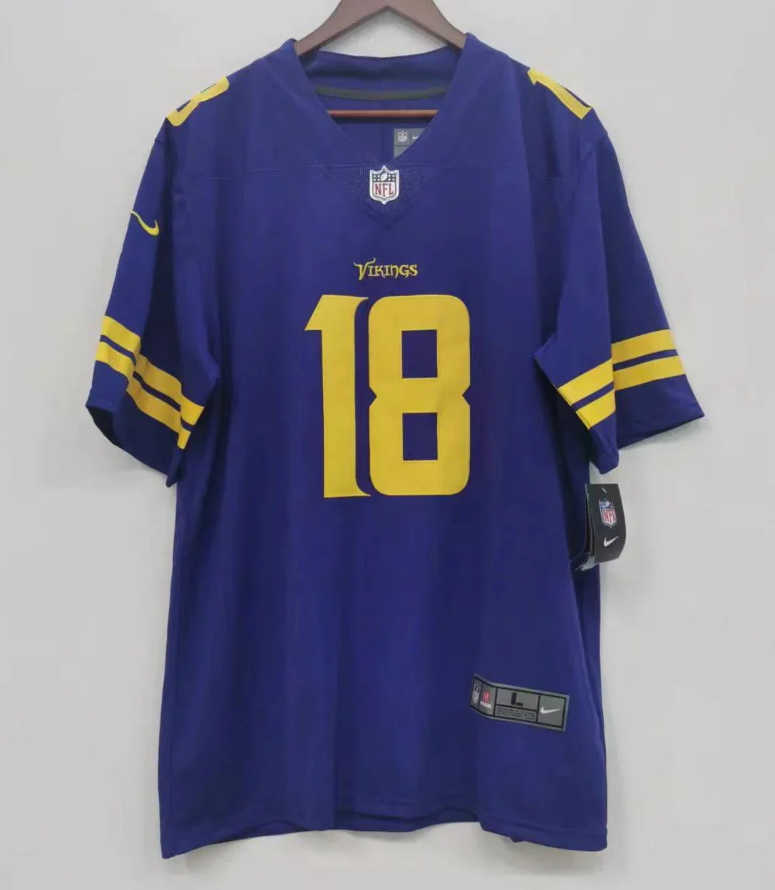Justin Jefferson Minnesota Vikings Color Rush Jersey Nike product image 2, provided for visual reference and product detail