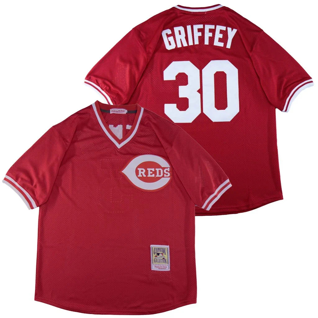 Ken Griffey Jr. Cincinnati Reds Jersey Mitchell & Ness product image 1, provided for visual reference and product detail