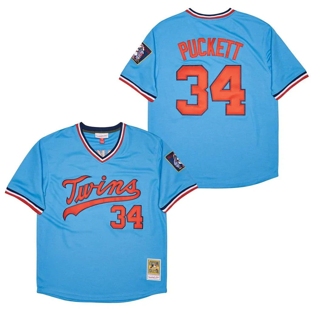 Kirby Puckett Minnesota Twins Jersey Mitchell & Ness product image 1, provided for visual reference and product detail review