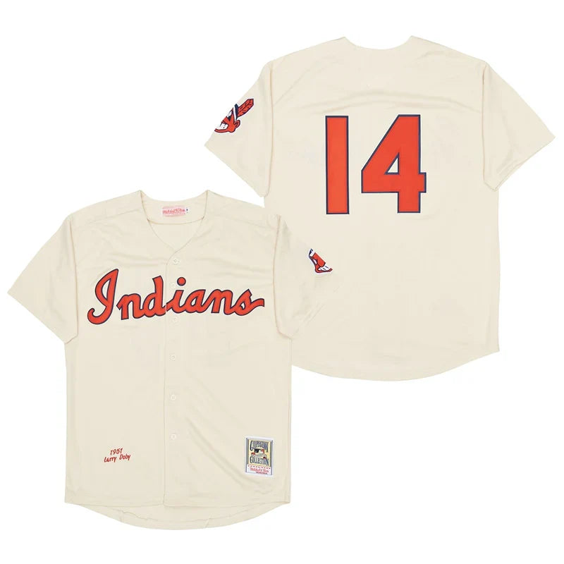 Larry Doby Cleveland Indians Jersey Mitchell & Ness product image 1, provided for visual reference and product detail review