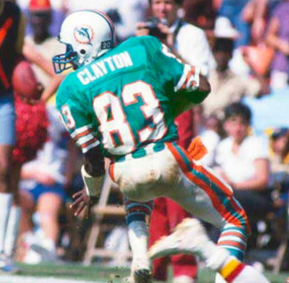 Mark Clayton Miami Dolphins NFL Mitchell & Ness Jersey product image 3, provided for visual reference and product detail