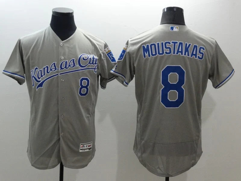 Mike Moustakas Kansas City Royals Jersey Majestic product image 1, provided for visual reference and product detail review