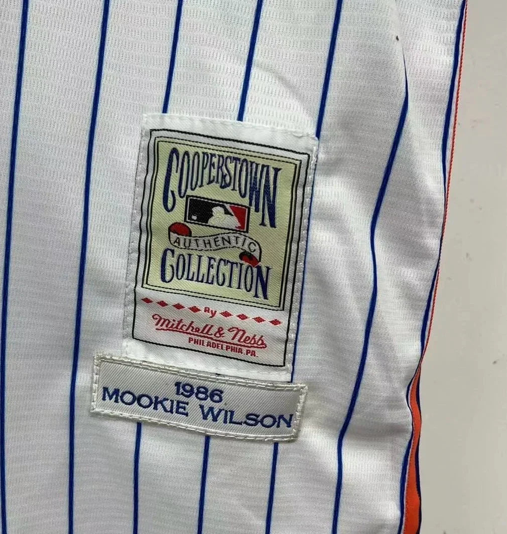 Mookie Wilson New York Mets Jersey Mitchell & Ness product image 5, provided for visual reference and product detail review