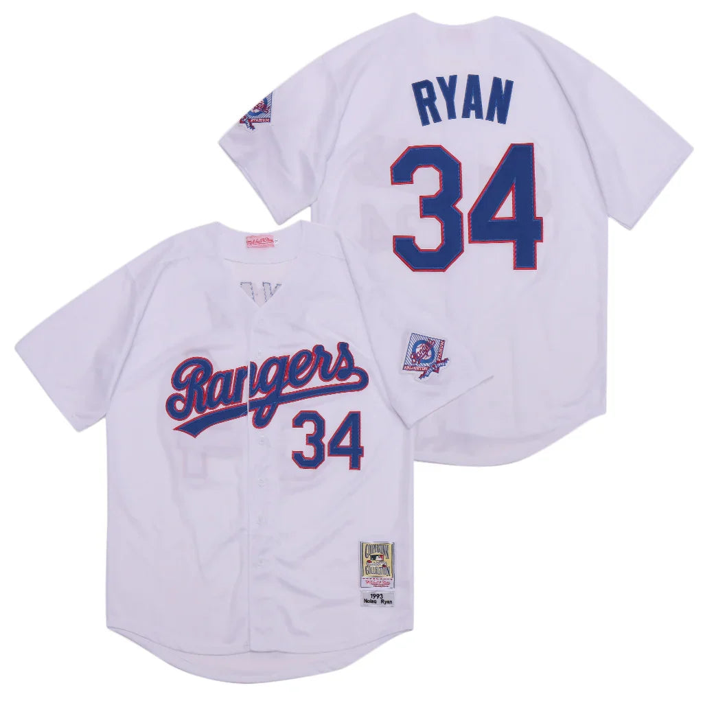 Nolan Ryan Texas Rangers Jersey Mitchell & Ness product image 1, provided for visual reference and product detail review