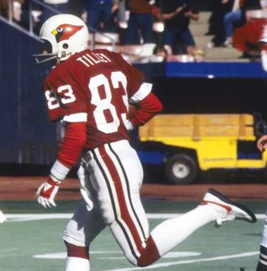 Pat Tilley St. Louis Cardinals NFL Mitchell & Ness Jersey red product image 4, provided for visual reference and product