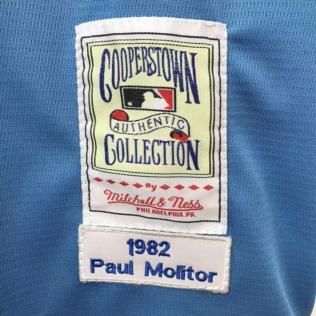 Paul Molitor Milwaukee Brewers Jersey Mitchell & Ness product image 3, provided for visual reference and product detail