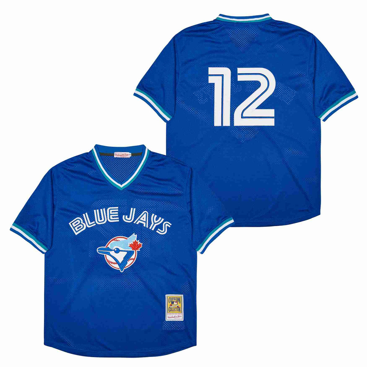 Roberto Alomar Toronto Blue Jays Jersey Mitchell & Ness blue product image 1, provided for visual reference and product