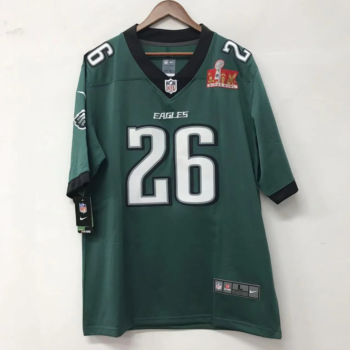 Saquon Barkley Philadelphia Eagles Super Bowl Jersey Nike product image 2, provided for visual reference and product detail