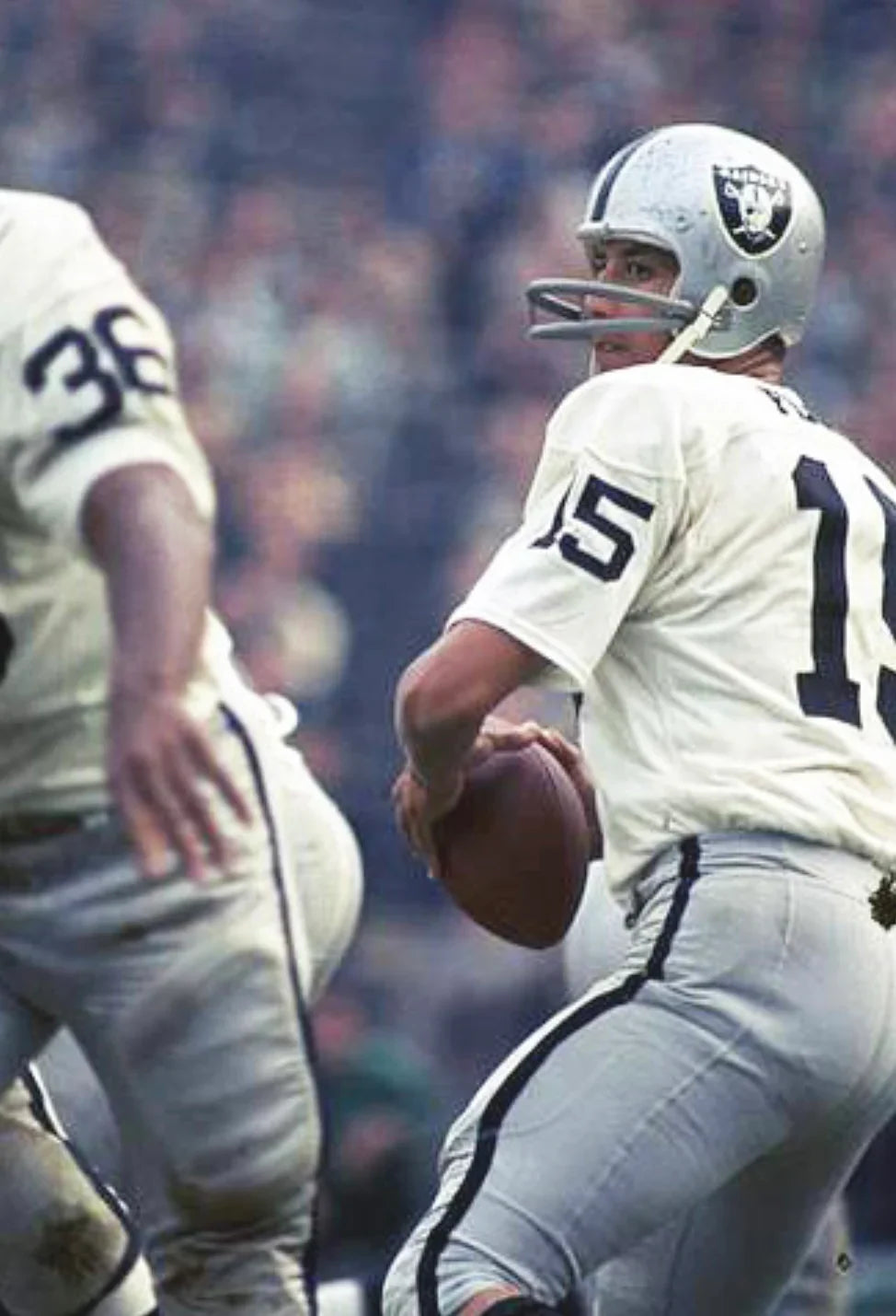 Tom Flores Oakland Raiders Mitchell & Ness Jersey product image 4, provided for visual reference and product detail review