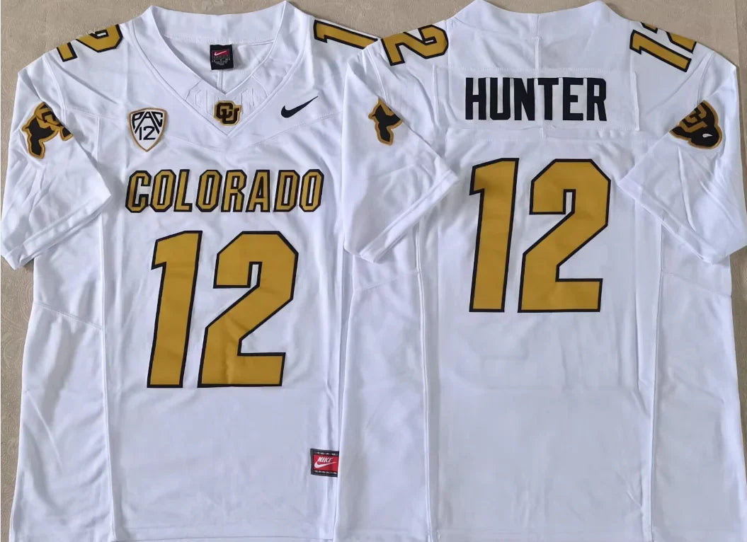 Travis Hunter Colorado Buffaloes Jersey NIKE white product image 1, provided for visual reference and product detail review