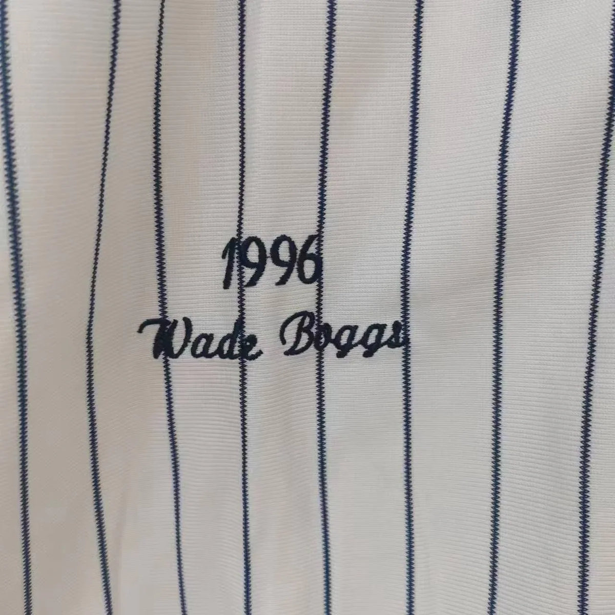 Wade Boggs New York Yankees 1996 World Series Jersey Mitchell & Ness product image 3, provided for visual reference and