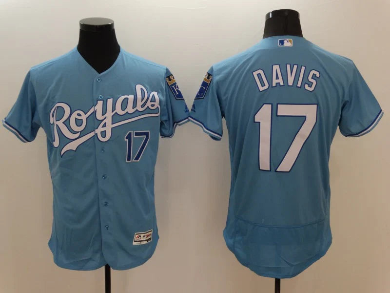 Wade Davis Kansas City Royals Jersey Majestic product image 1, provided for visual reference and product detail review