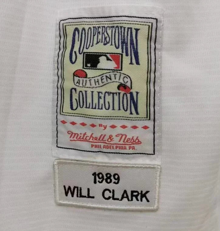 Will Clark San Francisco Giants Jersey Mitchell & Ness product image 4, provided for visual reference and product detail