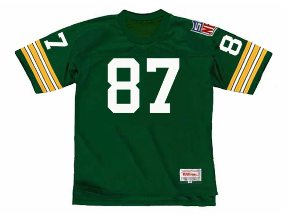 Willie Davis Green Bay Packers 1969 NFL Mitchell & Ness Jersey product image 2, provided for visual reference and product