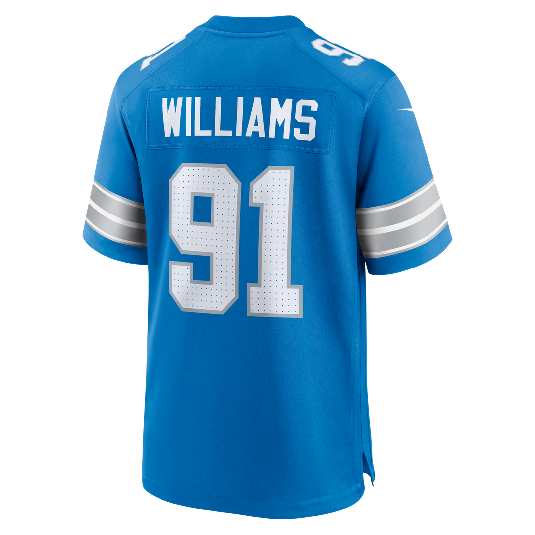 Men's Detroit Lions Tyleik Williams Nike Blue Team Game product image 3