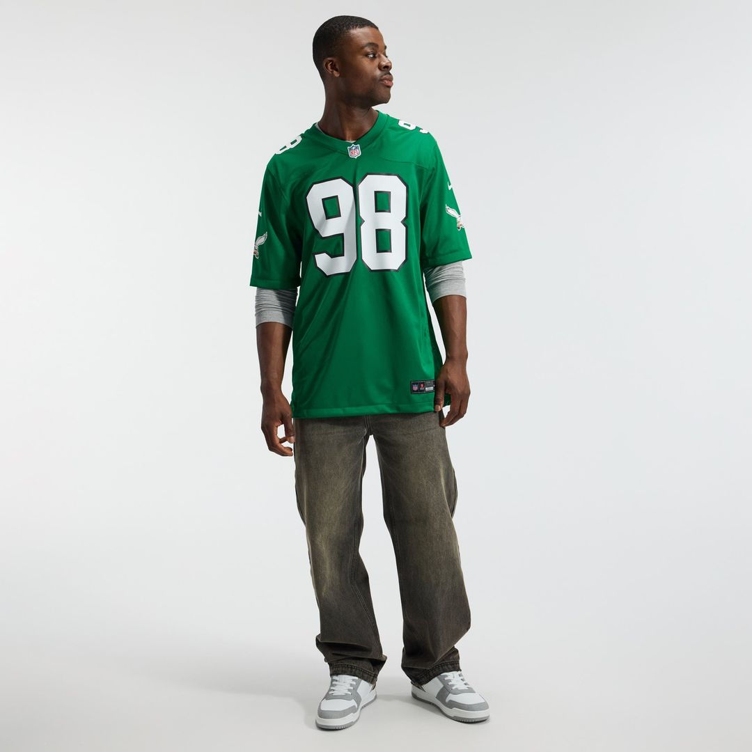 Men's Philadelphia Eagles Jalen Carter Nike White Game product image 9
