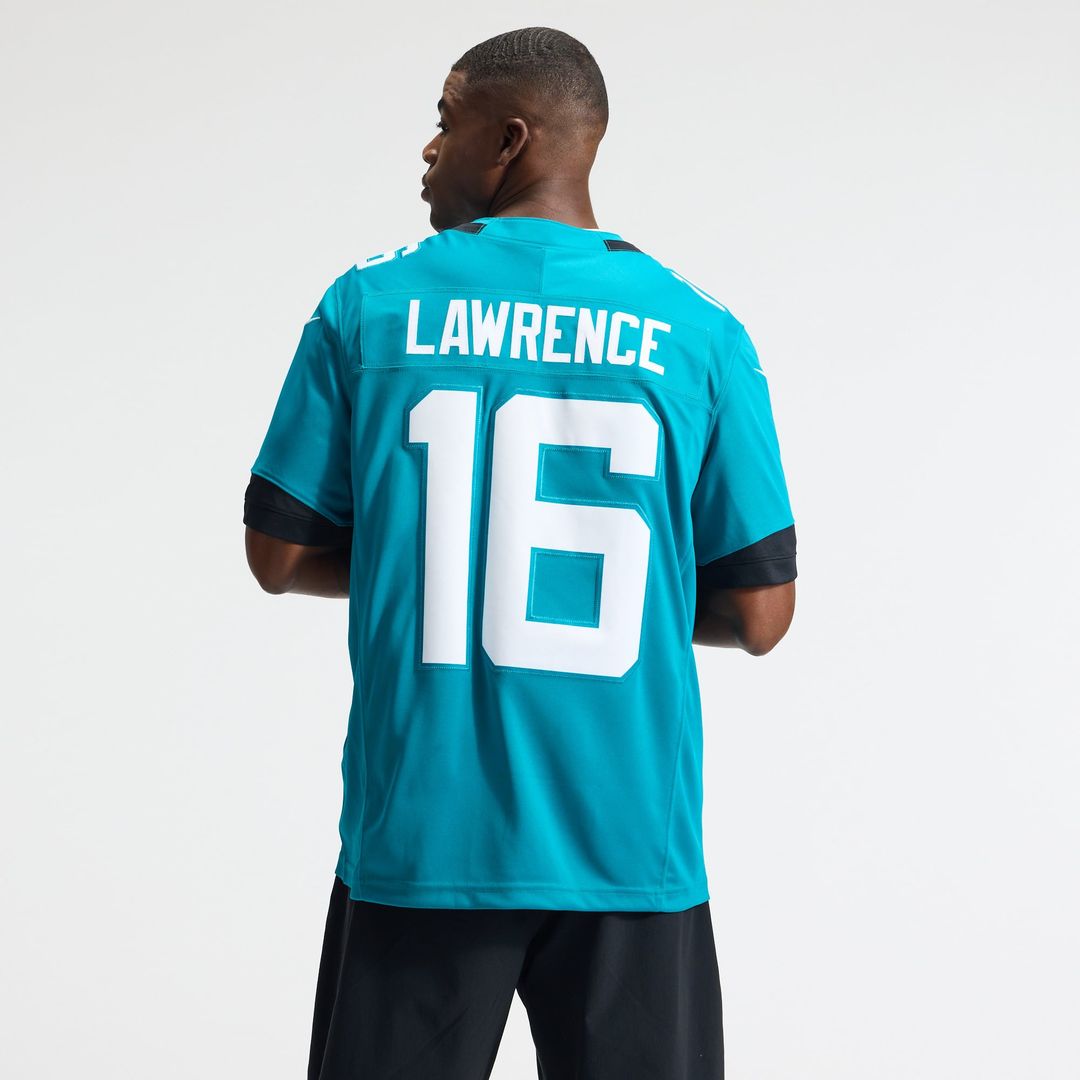 Men's Jacksonville Jaguars Trevor Lawrence Nike Teal Team product image 3