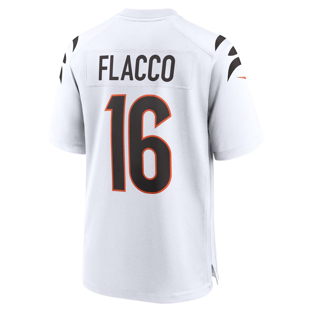 Men's Cincinnati Bengals Joe Flacco Nike White Game Jersey product image 6