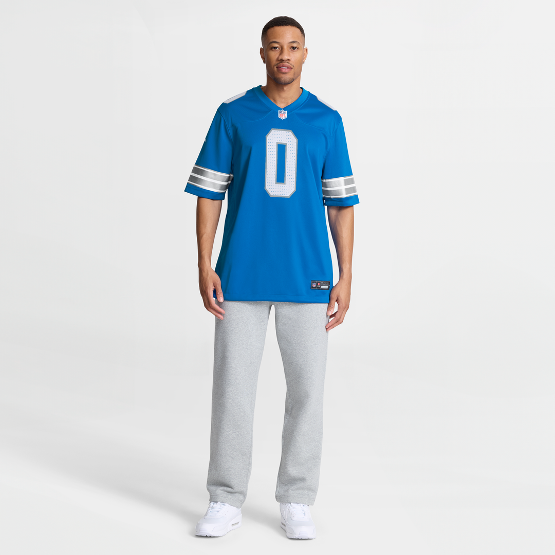 Men's Detroit Lions Jahmyr Gibbs Nike Blue Game Player product image 4