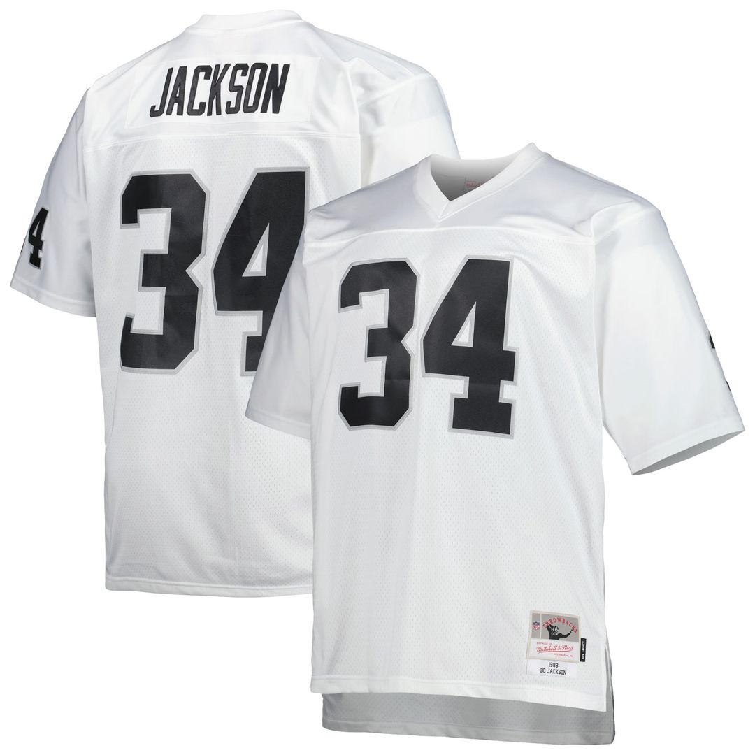 Men's Las Vegas Raiders Bo Jackson Mitchell & Ness White product image 4