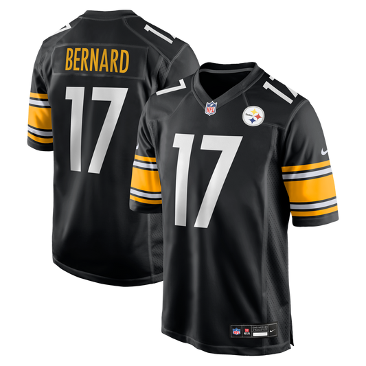 Men's Pittsburgh Steelers Germie Bernard Nike Black Game product image 1