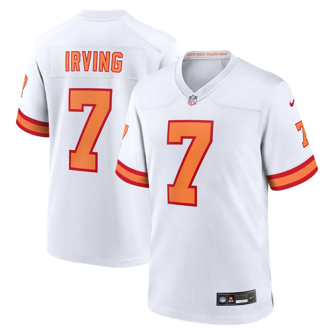 Men's '76 Tampa Bay Buccaneers Bucky Irving Nike White Game product image 1