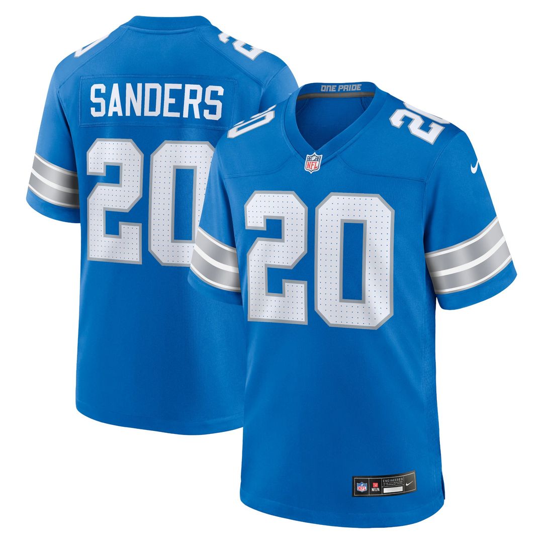 Men's Detroit Lions Barry Sanders Nike Blue Retired Player product image 9
