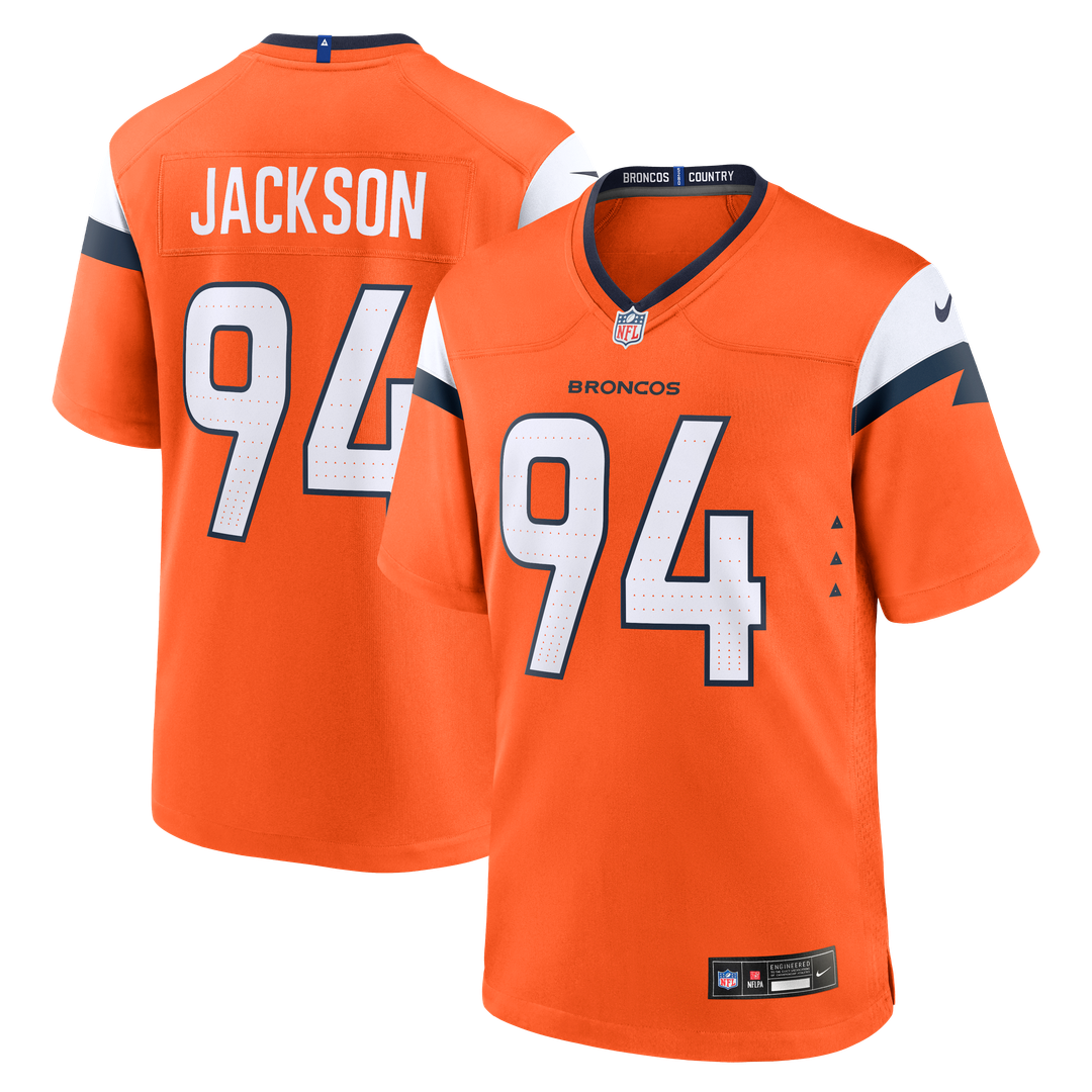 Men's Denver Broncos Jordan Jackson Nike Orange Team Game product image 1