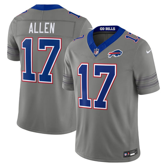 Men's Buffalo Bills Josh Allen Nike Gray Nickel City Vapor product image 1
