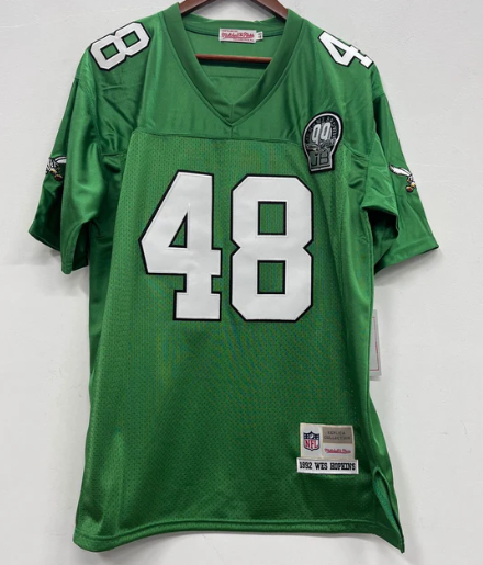 Wes Hopkins Philadelphia Eagles Jersey Mitchell & Ness product image 2, provided for visual reference and product detail