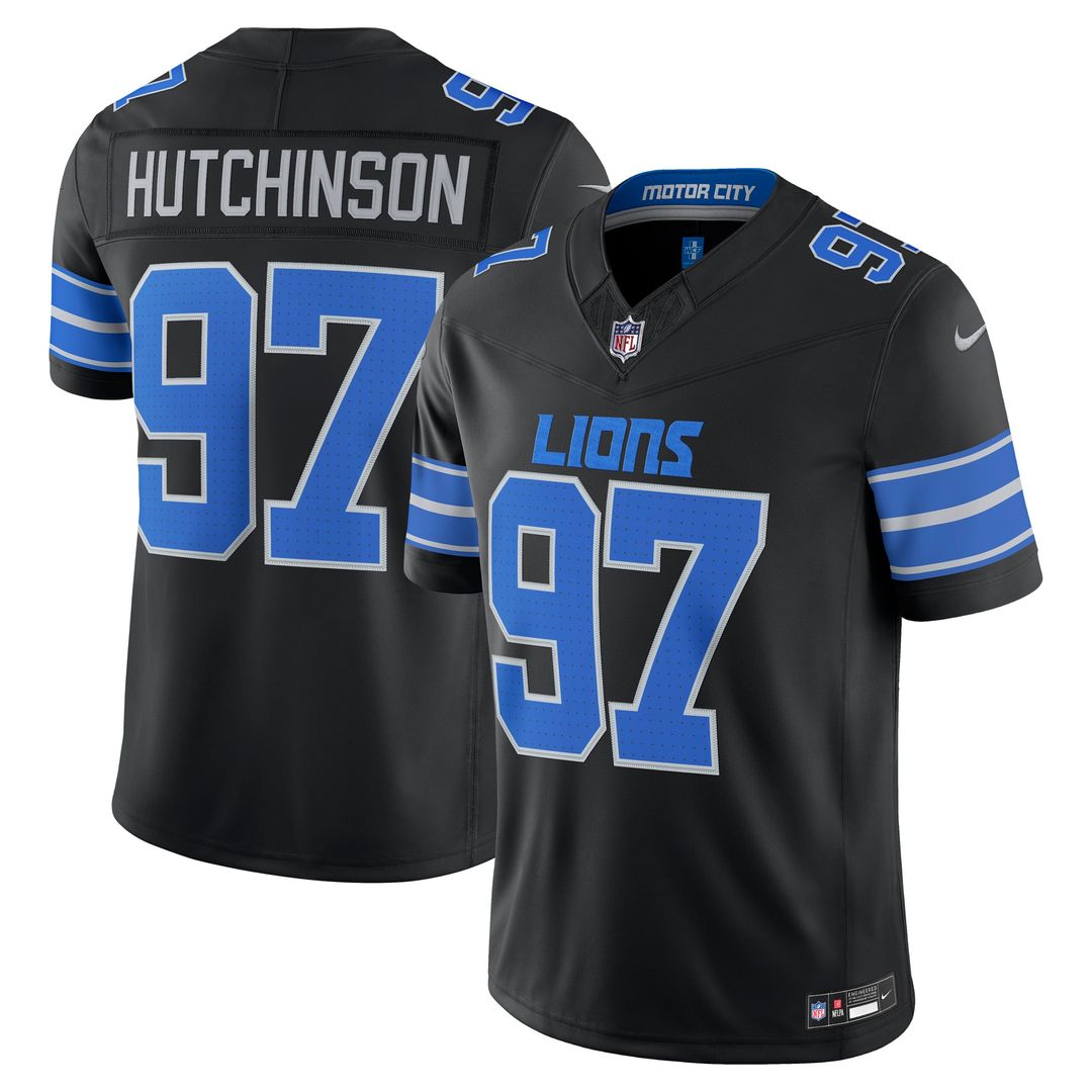 Men's Detroit Lions Aidan Hutchinson Nike White Vapor product image 10