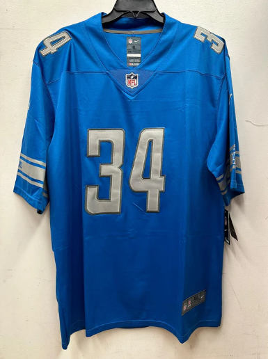 Alex Anzalone Detroit Lions Jersey blue product image 2, provided for visual reference and product detail review