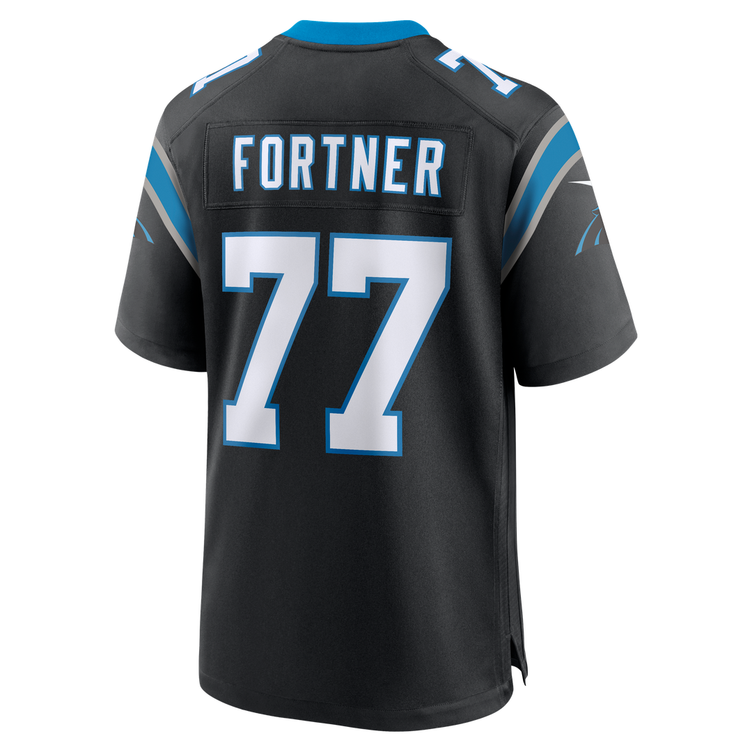 Men's Carolina Panthers Luke Fortner Nike Black Team Game product image 3