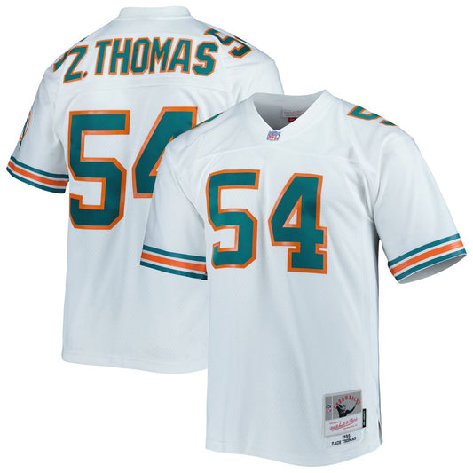Men's Miami Dolphins Zach Thomas Mitchell & Ness White product image 1