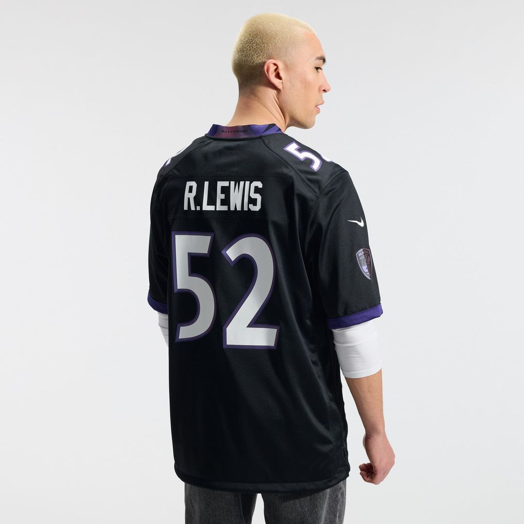 Men's Baltimore Ravens Ray Lewis Nike Black Alternate product image 3