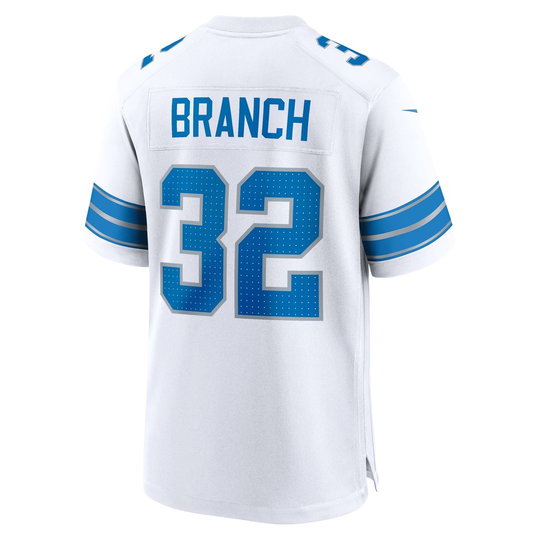 Men's Detroit Lions Brian Branch Nike Black Alternate Game product image 23