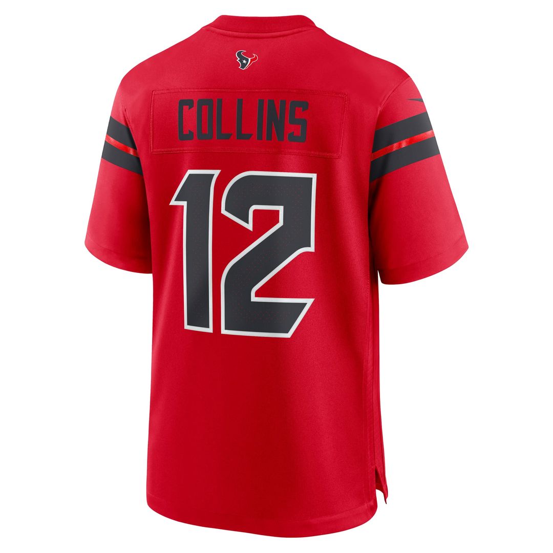 Men's Houston Texans Nico Collins Nike Red Alternate Game product image 3