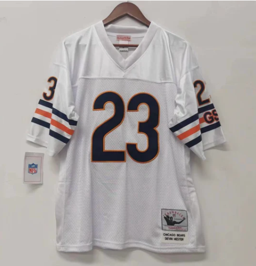 Devin Hester Chicago Bears Jersey white Mitchell & Ness product image 2, provided for visual reference and product detail