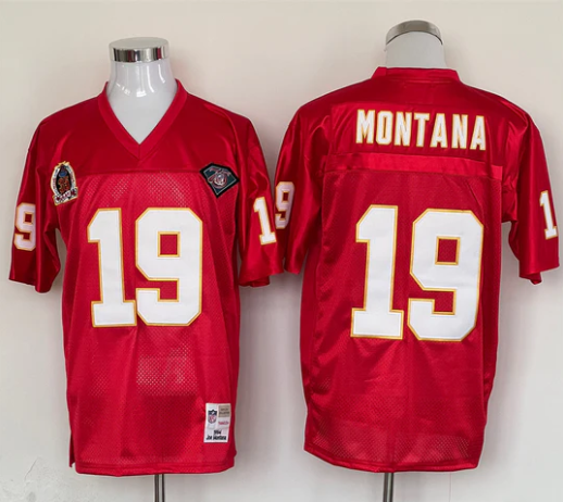 Joe Montana Kansas City Chiefs Official NFL Jersey product image 1, provided for visual reference and product detail review